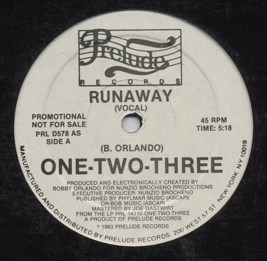 One-Two-Three - Runaway - 1983