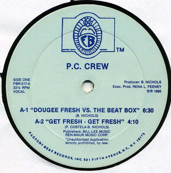 P.C. Crew - Dougee Fresh Vs. The Beat Box