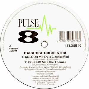 Paradise Orchestra - Colour Me