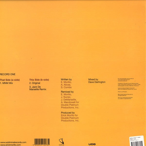 Erick Morillo - Dance I Said (Record 1)