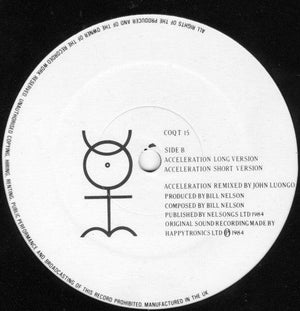 Bill Nelson - Acceleration 1984 - Quarantunes