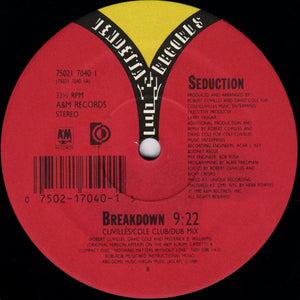 Seduction - Breakdown Vinyl Record