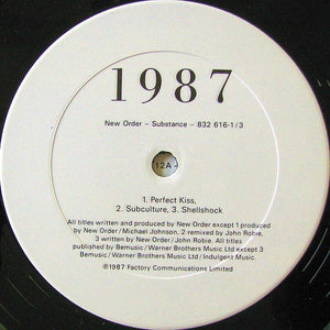 New Order - Substance - 1987