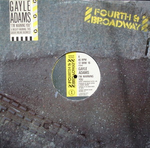 Gayle Adams - I'm Warning You