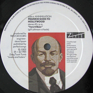 Frankie Goes To Hollywood - Two Tribes - 1984