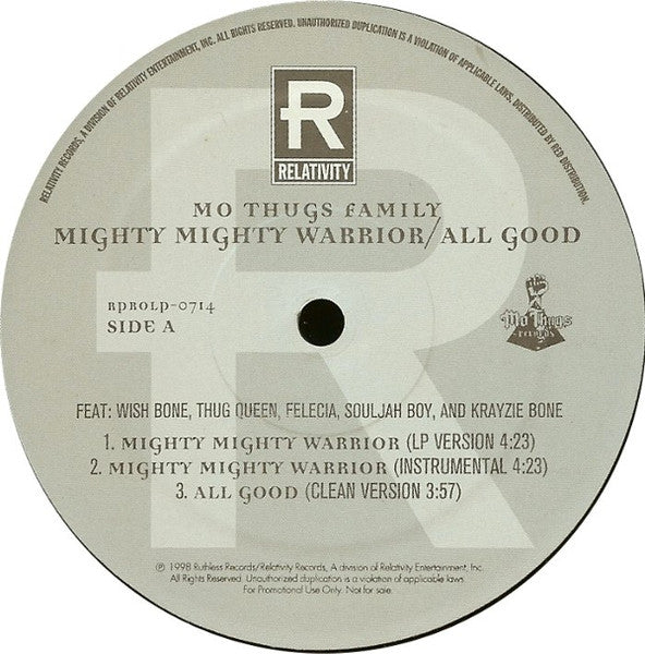 Mo Thugs Family - Mighty Mighty Warrior / All Good