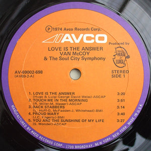 Van McCoy & The Soul City Symphony - Love Is The Answer - 1974