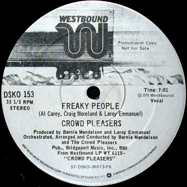 Crowd Pleasers - Freaky People - 1979