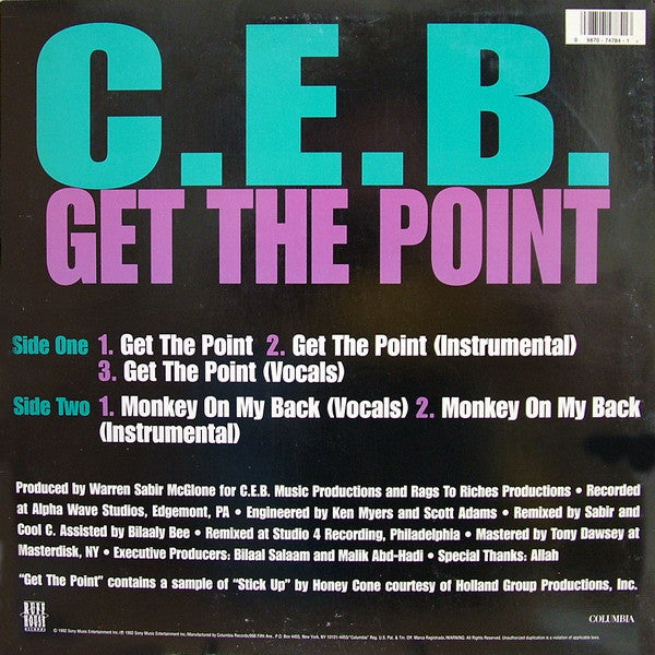 C.E.B. - Get The Point - 1992