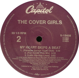 The Cover Girls - My Heart Skips A Beat Vinyl Record