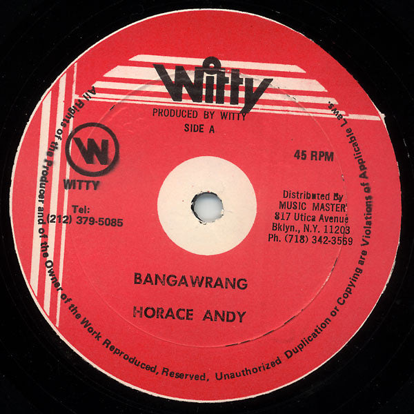 Horace Andy - Bangawrang / Rambo