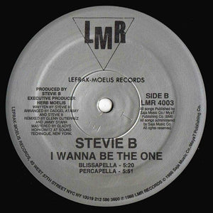 Stevie B - I Wanna Be The One Vinyl Record