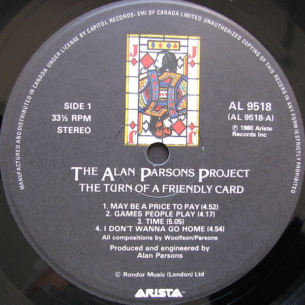 The Alan Parsons Project - The Turn Of A Friendly Card