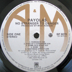 Payola$ - No Stranger To Danger - 1982
