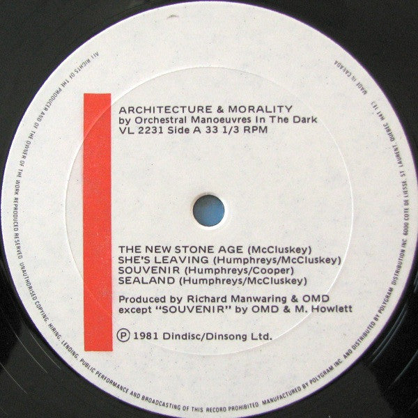 Orchestral Manoeuvres In The Dark - Architecture & Morality