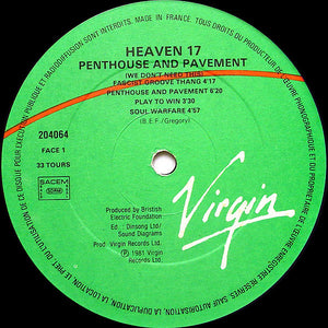 Heaven 17 - Penthouse And Pavement - 1981