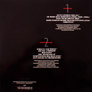 China Crisis - Difficult Shapes & Passive Rhythms - Some People Think It's Fun To Entertain - 1982