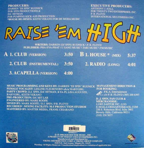 DJ Spin - Raise 'Em High - 1998