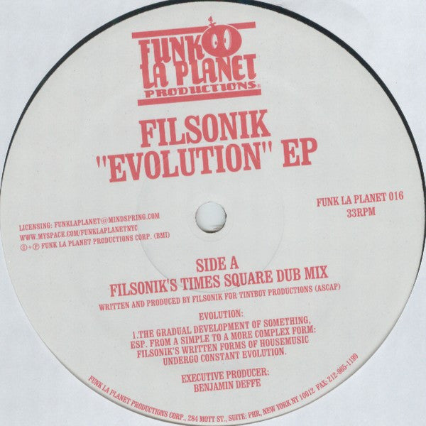 Filsonik - Evolution EP