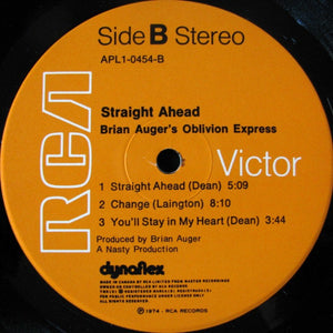 Brian Auger's Oblivion Express - Straight Ahead