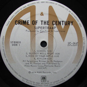 Supertramp - Crime Of The Century -