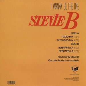 Stevie B - I Wanna Be The One Vinyl Record
