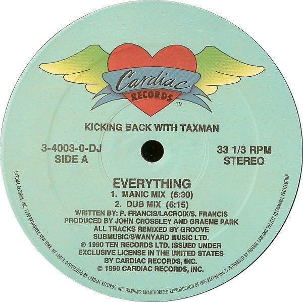 Kicking Back With Taxman - Everything - 1990