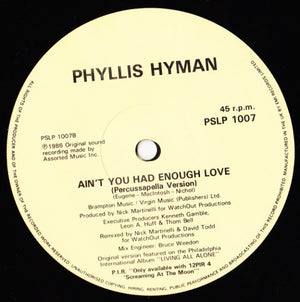 Phyllis Hyman - Ain't You Had Enough Love