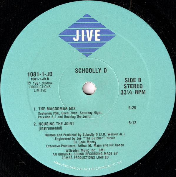 Schoolly D - Housing The Joint