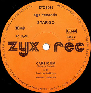 Stargo - Live Is Life / Capsicum - 1985