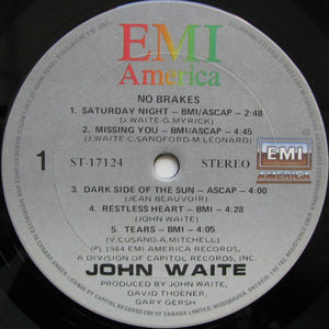 John Waite - No Brakes - 1984