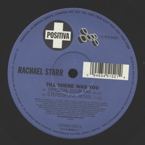 Rachael Starr - Till There Was You