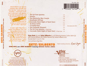 Stan Getz And João Gilberto Featuring Antonio Carlos Jobim - Getz / Gilberto (CD) -