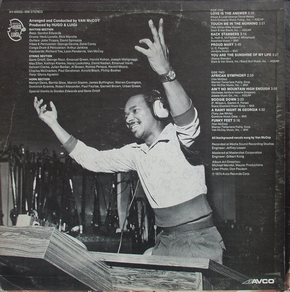 Van McCoy & The Soul City Symphony - Love Is The Answer - 1974