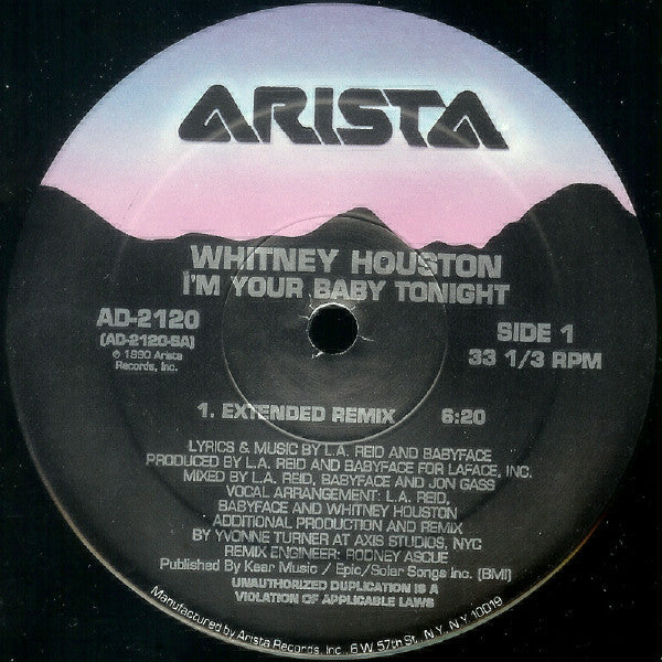 Whitney Houston - I'm Your Baby Tonight