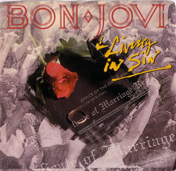 Bon Jovi - Living In Sin - 1988