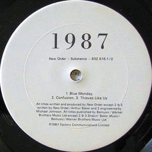 New Order - Substance - 1987