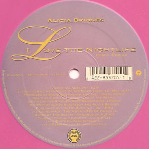 Alicia Bridges - I Love The Nightlife (Disco 'Round)