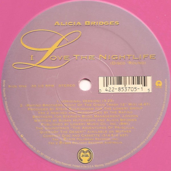 Alicia Bridges - I Love The Nightlife (Disco 'Round)