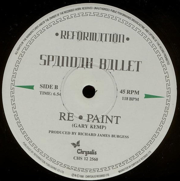 Spandau Ballet - Paint Me Down