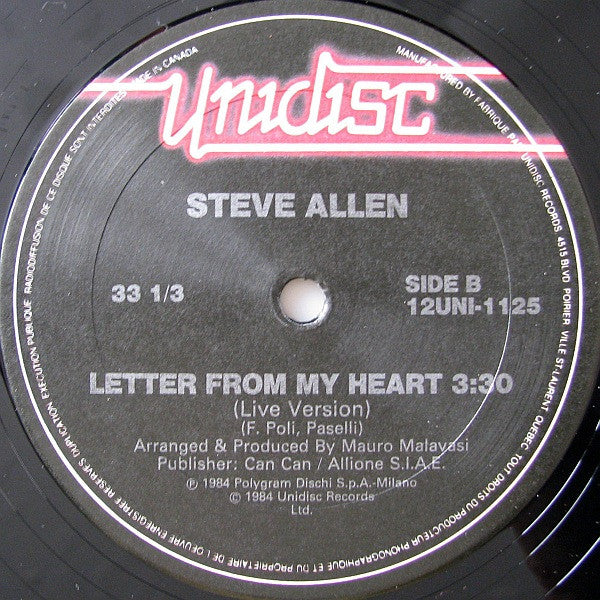 Steve Allen - Letter From My Heart - 1984