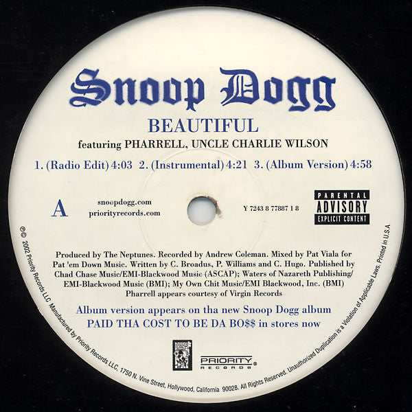 Snoop Dogg - Beautiful / Ballin'
