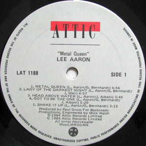 Lee Aaron - Metal Queen - 1984