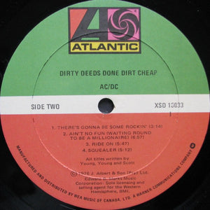 AC/DC - Dirty Deeds Done Dirt Cheap - 1981