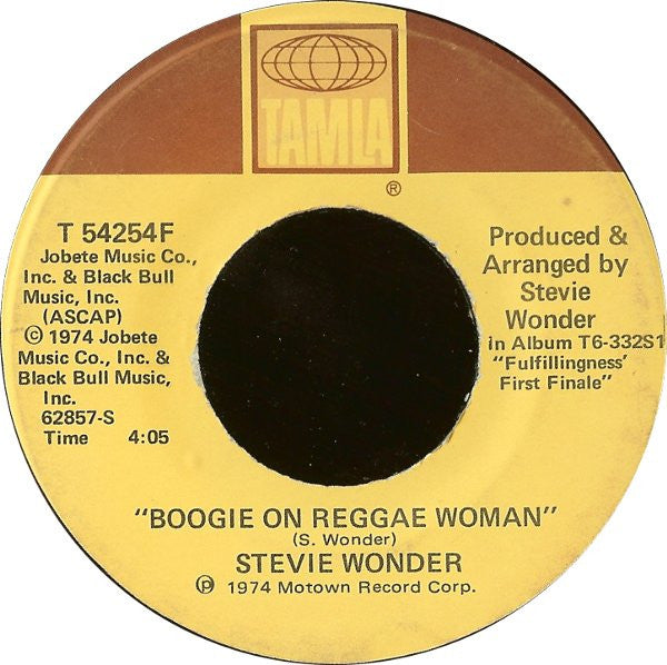 Stevie Wonder - Boogie On Reggae Woman