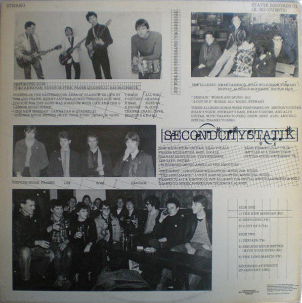 Various - Second City Statik - A Glasgow Compilation