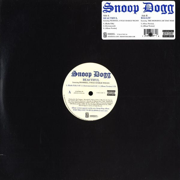 Snoop Dogg - Beautiful / Ballin'