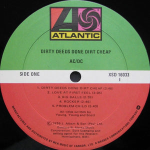 AC/DC - Dirty Deeds Done Dirt Cheap - 1981
