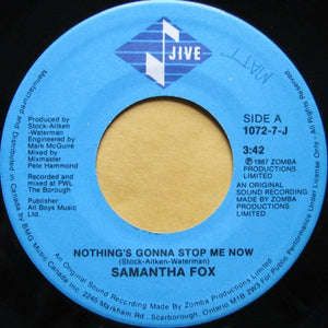 Samantha Fox - Nothing's Gonna Stop Me Now