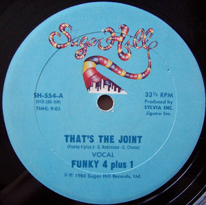 Funky 4 + 1 - That's The Joint - 1980
